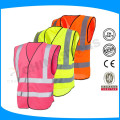 children safety reflectors pink safety vests with zipper